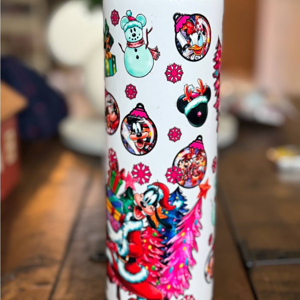 Disney Christmas water tumbler